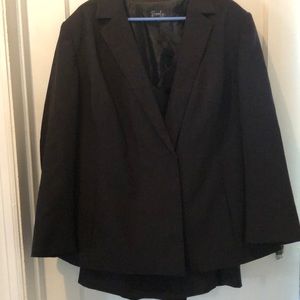 Plus Business Suit with Pencil Skirt